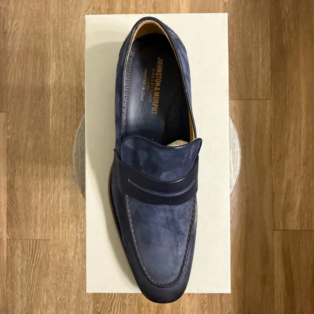 Cormac Penny Loafer By Johnston & Murphy (Italian-made) - Picture 5 of 8